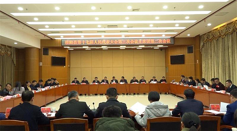 县十七届人大三次会议举行主席团第二次会议
