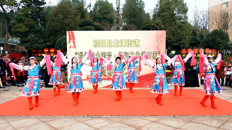 龙潭街道举办“我们的中国梦，湖湘文化进万家”迎新春文艺汇演
