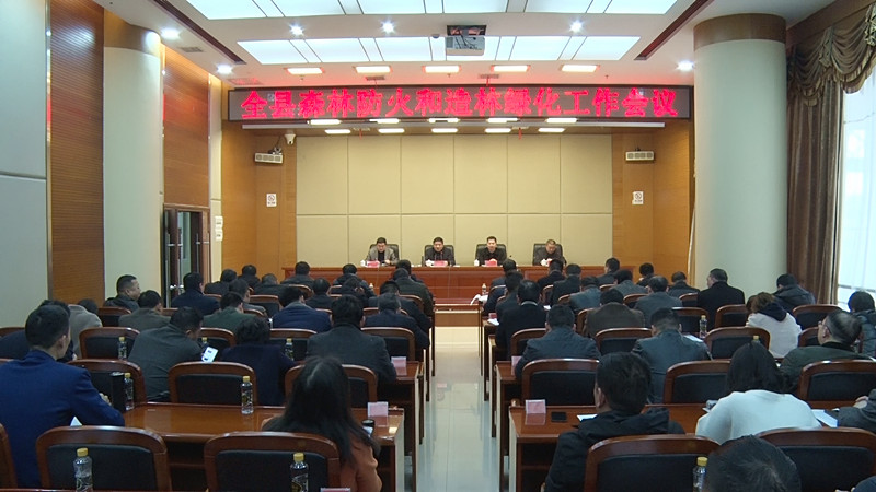 全县森林防火和造林绿化工作会议召开