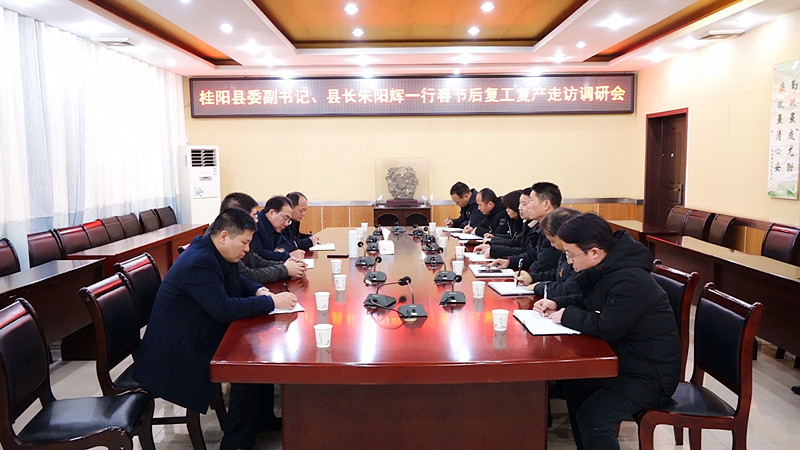 朱阳辉深入部分企业走访调研