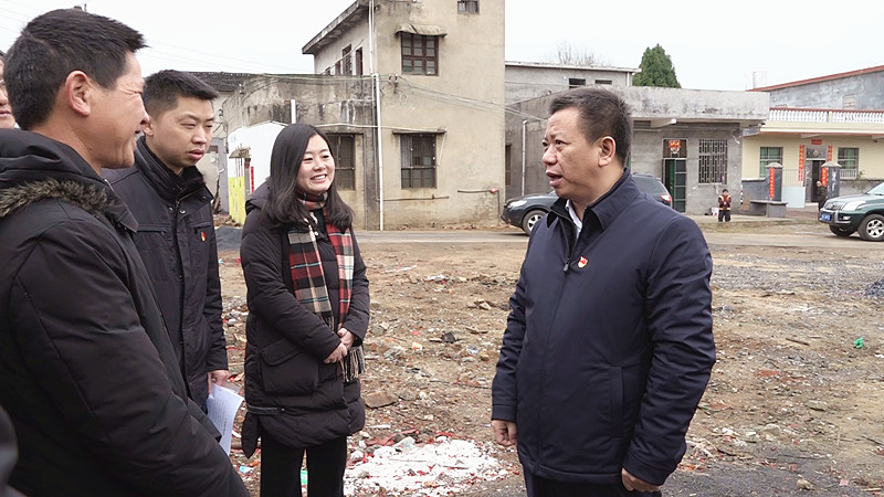 彭生智到仁义镇调研脱贫攻坚和新农村建设工作