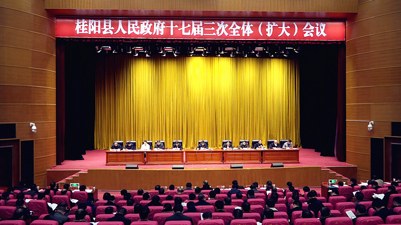 真抓实干 追梦前进 奋力推动桂阳经济社会高质量发展：县人民政府十七届三次全体（扩大）会议召开
