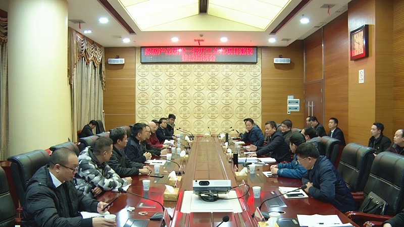 我县举行家居产业园第一批开工企业项目建设推进座谈会