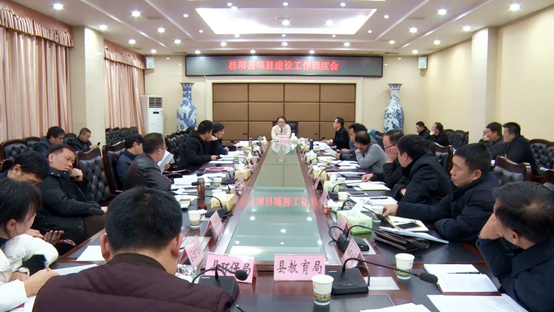 我县召开项目建设工作调度会