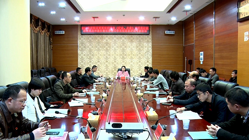 全县两新组织综合（行业、企业）党委书记抓基层党建和履行意识形态工作责任述职评议考核会召开