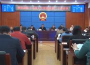 县十七届人大常委会第二十次会议召开