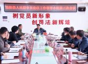 我县召开人民陪审员选任工作领导小组第三次会议