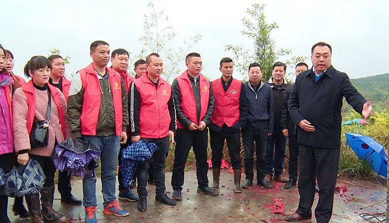 志愿者为无名红军战士扫墓  缅怀英烈  重走红军路