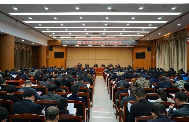 2019年县委党务工作会议召开