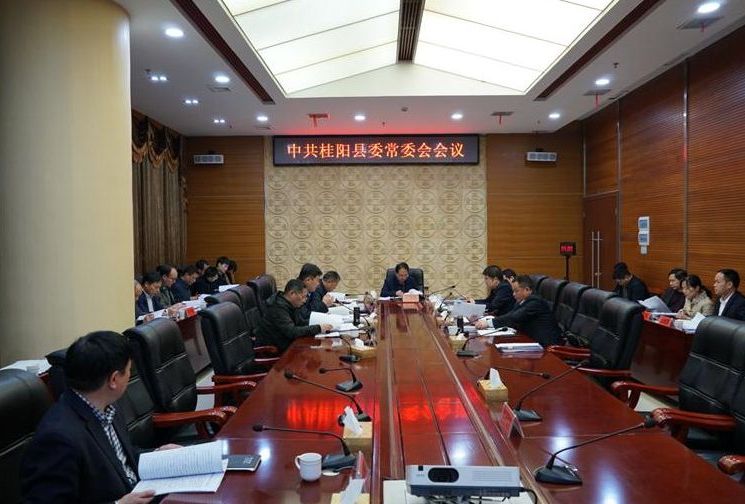 朱阳辉主持召开2019年第11次县委常委会会议