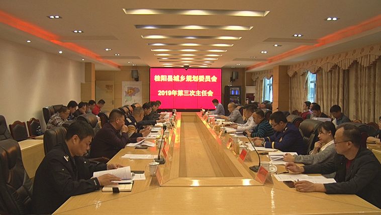 我县召开城乡规划委员会2019年第三次主任会