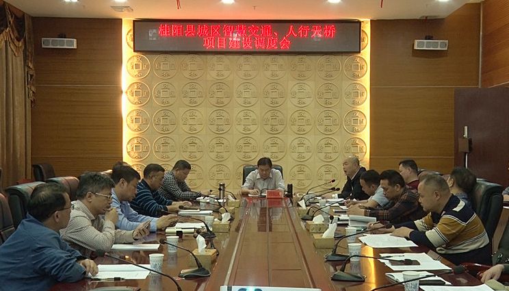 我县召开城区智慧交通、人行天桥项目建设调度会