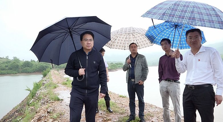 朱阳辉督导河湖“清四乱”专项整治及河长巡河工作