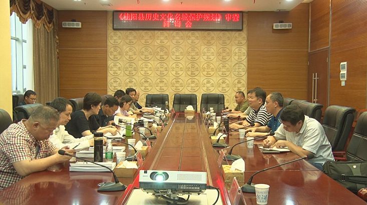 我县召开《桂阳县历史文化名城保护规划》审查会议