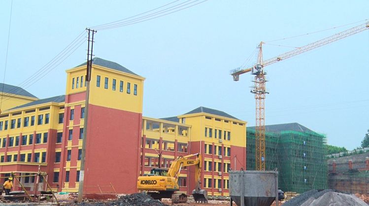 【重点项目巡礼】龙潭小学项目：二期工程加班加点建设忙