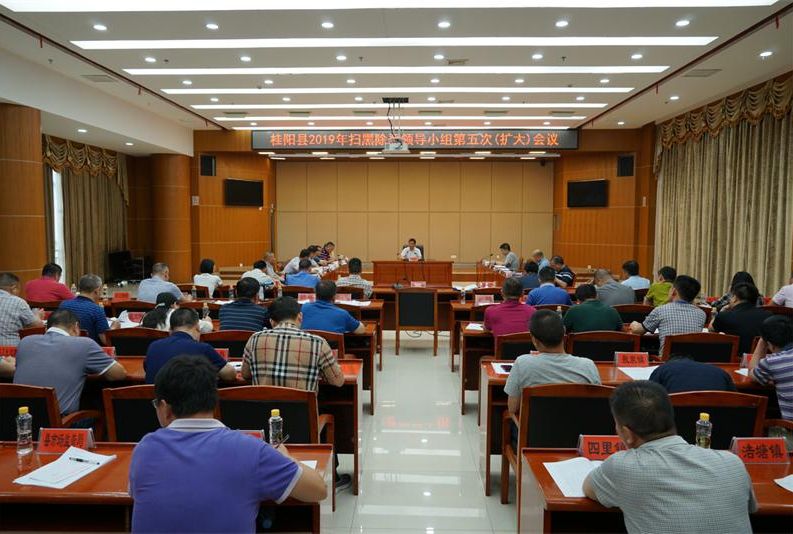 彭生智主持召开全县2019年扫黑除恶领导小组第五次（扩大）会议