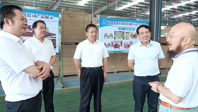 攸县党政考察团来我县考察产业项目建设工作