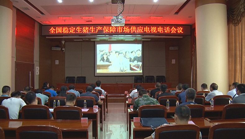 全国稳定生猪生产保障市场供应电视电话会议召开