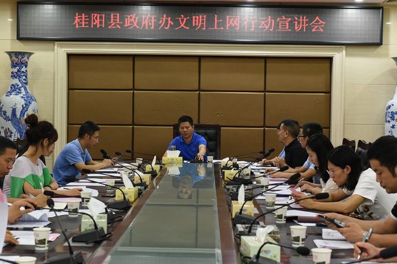 县政府办开展“文明上网”行动