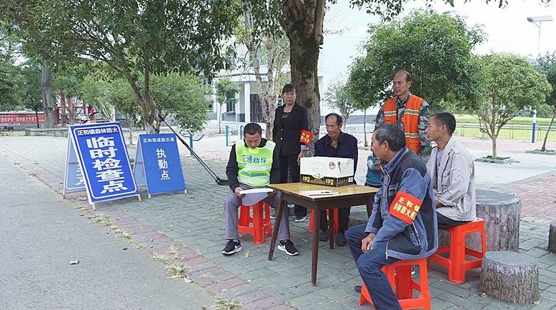 正和镇：党员群众齐参与 为森林防火和交通安全保驾护航